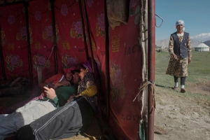 Nomads in Xinjiang. GILLES SABRIE FOR THE NEW YORK TIMES