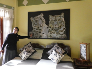 F1 Snow Leopard room at Norling House, Norbulingka Institute, Dharamsala